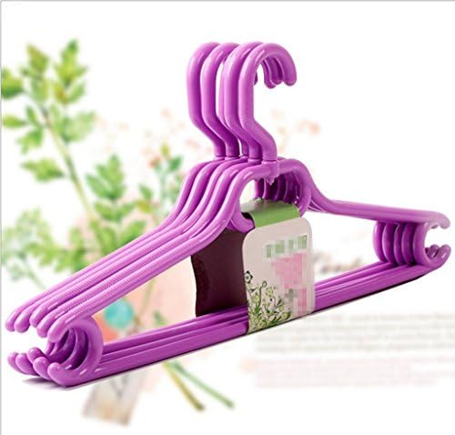 GFYWZ Hangers Home adult Non-slip Drying rack 360 ° Rotate Plastic Hanger（pack of 2 group） , purple , 41*21*0.8