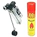 Produktbild Gas-Sturmfeuerzeug + Feuerzeuggas 270ml / Mini Bunsenbrenner Gaslötbrenner