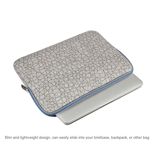 Arvok 17 17 3 Zoll Blatt Vene Grau Notebooktasche Laptoptasche Wasserfest Canvas-Gewebe Laptop Schutzh  lle Bunte Muster Ultrabook  Netbook Tasche  Ta
