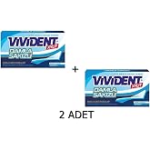 Vivident XYLIT Damla Sakızı Aromalı Şekersiz-Tatlandırıcılı Şerit Sakız 26g (2 ADET)