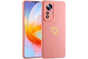 ATISIJIE Funda para Xiaomi 12 Lite Carcasa, Tacto Suave, Protección contra Terremotos, Protección contra Polvo y Polvo Case para Xiaomi 12 Lite Rosa