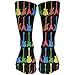 Produktbild Nicegift Electronic Bass Guitar Pattern Unisex Novelty Crew Socks Ankle Dress Socks Fits Shoe 19.68 Inches
