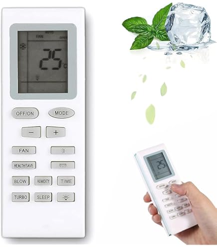 Télécommande de Remplacement pour Climatiseur Airwell Electra Gree A415