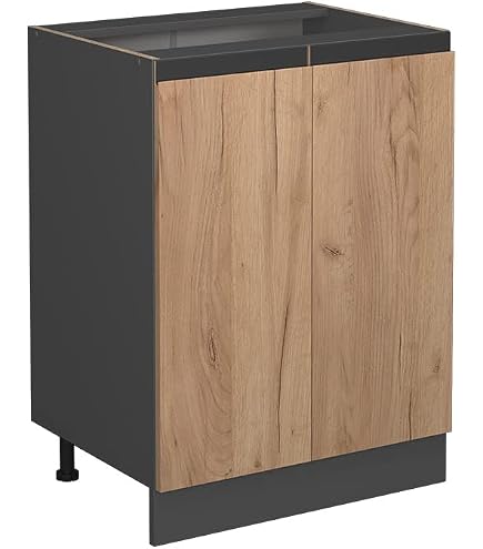 VidaXL Panneau Cache Lave-Vaisselle Noir 59,5x67 Cm – Intégration Cuisine Parfaite