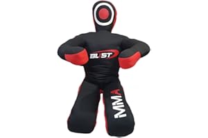 BLIST MMA Dummy Judo Grappling Dummy Punching Bag Brazilian BJJ JIU Jitsu Sitting Position Dummy Wrestling Martial Arts Boxing Karate Training Dummy (UNFILLED)