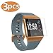 Produktbild Fitbit Ionic Schutzfolie, 3 Stück Displayschutz TPU Ultra Clear Anti-Blase / Anti-Fingerprint / Anti-Kratz Filmabdeckung, Displayschutzfolie für Fitbit Ionic 2017