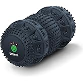 Beurer MG 35 Deep Roll Vibration Massage Roller, Fascia Roller for Trigger Point Massage, 3 Density Levels, Massage Mode