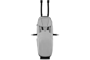 hauck Seggiolino Rimorchio Bici Per Dryk Duo, Dryk Duo Plus e Bike N Walk Duo - Seggiolino Morbido Neonato da 1 Mese Uso Passeggino, Da 6 Mesi Uso Bici - Cintura 5 Punti, Cuscino e Coprigambe - Grigio