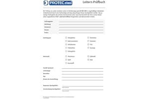 PLP Leitern-Prüfbuch PROTEC.CLASS PLP