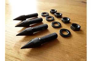 Set of 4 AudioSerenity M6 Floor Speaker Subwoofer Stand Spikes