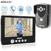 Produktbild KKMOON 9 Zoll Farbe LCD Video Tür Telefon Gegensprechanlage Türklingel entsperren Monitor regendichte Night Vision IR CCTV Kamera zuhause Überwachung