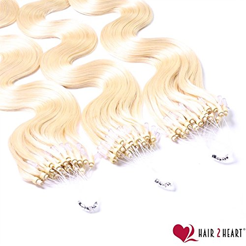Hair2heart 25 X 40 Cm 1g Micro Loop Human Hair Extensions
