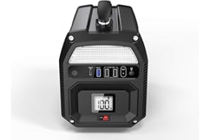 Prime Tech tragbare Powerstation Solargenerator Stromversorgung Stromgenerator 515Wh 600W für Garten Reise Camping Wohnmobil Outdoor Notfall