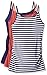 New Look Maternity Women's Pack of 3 Stripe Shoestring Sleeveless Maternity Vest Top, Pink (Mid Pink), 14