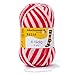 Produktbild Regia 4-Fädig Color 9801269-05392 Rot/Weiß Handstrickgarn, Sockengarn, 100g Knäuel