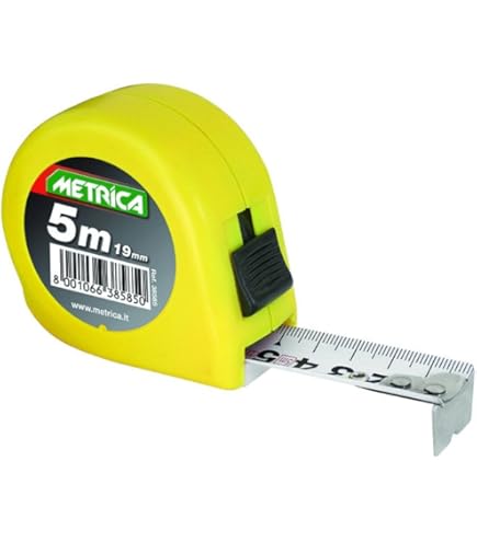 Flessometro A Rotella 2x13 - Metro Tascabile Cromato Per Misure Precise - Foto 12