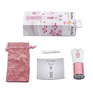 Lorcoo Cordless Lady Epilator Smooth and Silky Full Body Personal Care Hair Removal Trimmer Battery Powered Shaver for… - Image 5
