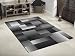 Produktbild Ayyildiz Moderner Teppich Miami 6560 Schwarz 120 X 170cm Handgetufted 100% PP Heatset Fußbodenheizung