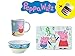 Produktbild Peppa Wutz Pig Frühsstücks-Set klein (Tasse, Müslischale, Platzdeckchen, Nutella) Motiv 1