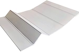 MNBVH Badewannenabdeckung Weiß, Badewannen Abdeckung Staubdicht Brett, Badewannen Isolations Abdeckung, PVC Platte, Badewannen Dämmplatte Holz-Plastik Badewannenabdeckung 177 × 80 × 1.1 cm