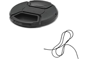 RGBS Capuchon d'objectif d'appareil Photo, Ø 67 mm de diamètre, Capuchon de Protection à Clipser, Compatible avec Nikon, Canon, Sony, Sigma, Tamron, Olympus, Fujifilm, Housse Universelle d'appareil Photo