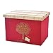 28L Foldable Storage Box Bag Clothes Blanket Closet Sweater Organizer Canvas