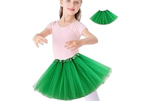 mini kitty Gonna Tutu Bambina Gonna Balletto Tulle Elastico 3 Strati Costume Danza Principessa delle Fate Quotidiano Performance Danza Carnevale Halloween Capodanno Compleanno Festa Vestito 2-9 Anni