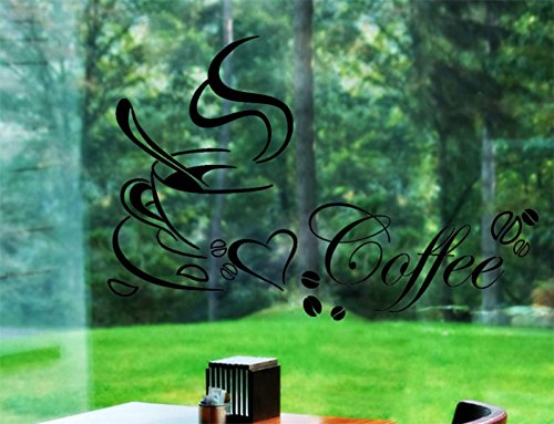 Lumanuby Wandtattoos Küche Kaffee Wandsticker Wandaufkleber Abnehmbare für Esszimmer Café Und Restaurant - 6