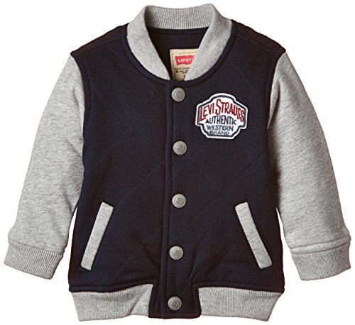 Levis Kids Baby Boys Sweatshirt, Blue (dark Navy 49), 12-18 Months