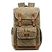Produktbild Happyplus1 Multifunktionale Reisetaschen für Kamera Rucksack Leinwand DSLR Kamera Tasche für Herren Freizeit Vintage Casual Schule Universität Business Rucksack Wandern Reisen Rucksack kaki