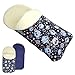 Produktbild Rawstyle UNIVERSAL Winterfußsack aus LAMMWOLLE (Eulen §15) für Babyschale z.B: Maxi-Cosi, Römer etc. *10 FARBEN* Wintersack Fußsack Wolle NEU