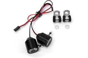 VGEBY RC Scheinwerfer, 3W RC Auto LED Scheinwerfer Frontlicht Suchscheinwerfer Ersatzteil Ersatz Zubehör für RC Crawler Car Kinder Spielzeug Fahrzeug