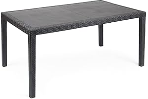 SATURNIA Table de Jardin Prince, Anthracite