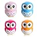 Produktbild Cute Cartoon Owl 60 Minute Kitchen Mechanical Baking Cooking Countdown Timer Clock Pink by SYM TOP