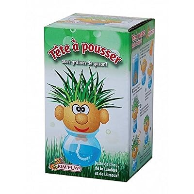 Kim'Play TETE A POUSSER AVEC GRAINE DE GAZON 8 X 8 CM JOUET