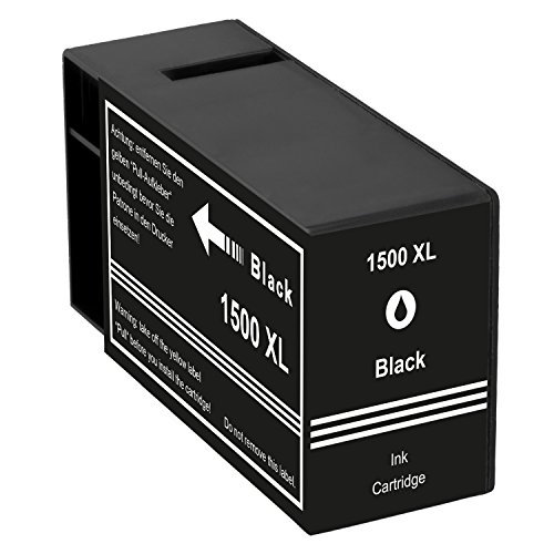 PlatinumSerie® 1x Tinten-Patrone XXL kompatibel für Canon PGI-1500 XL Black Maxify MB 2000 Series MB 2050 MB 2300 Series MB 2350 MB 2700 Series MB 2750 MB 2755 - 2