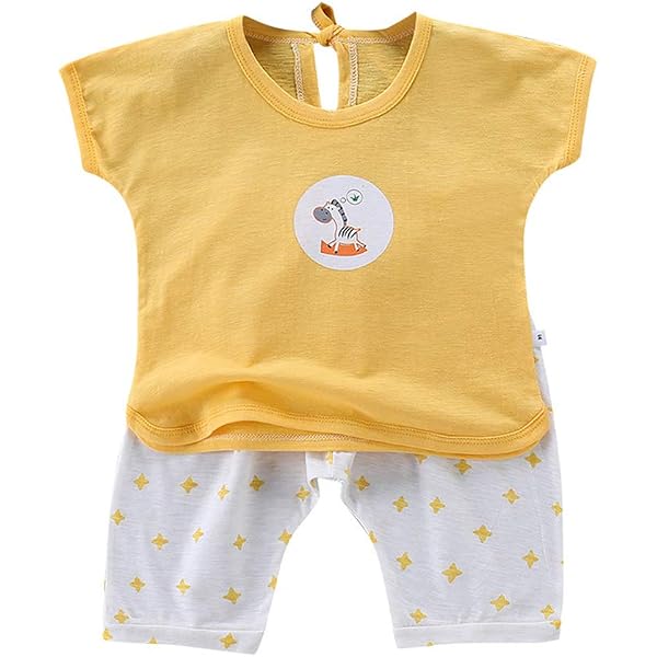 Pijama De Verano Para Niño - Conjunto De 2 Piezas, Manga Corta Y Pantalón Corto, Algodón Suave, Tallas 1-6 Años