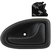 2 Poignées Intérieures Arrière Gauche + Droit PARTSLINE Pour Renault Clio 2, Mégane 1, Scénic 1 - Neuf