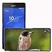 Produktbild Hülle Case Schutzhülle Cover Premium Case // M00314072 Butcherbird Australien Vogel fliegen // Sony Xperia Z3 D6603 D6633 D6643 D6653 D6616