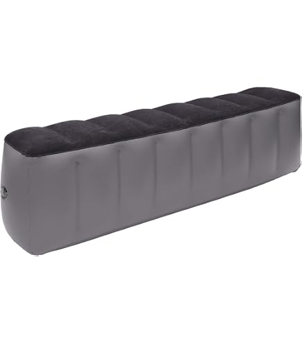ABSOPRO Matelas Pneumatique De Voiture Pour Camping – 192x148x14 Cm, Avec Pompe 12V, 2 Oreillers, Sac De Transport