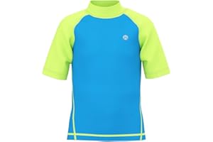 GENERIC HDTIYUYP Jungen UV Shirt Kinder - Schwimm Tshirt Kinder Badeshirt RashWeste Surfen Tshirt Schnelltrocknend Strand Shirt Wassersport Top