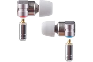 YINYOO Tin HiFi T3 IEM Auriculares Estéreo Sonido Neutro Más Brillante Tin Audio T3 Auriculares con 1 Knowles Equilibrado Armadura y 1 Dinámico con Cable MMCX Desmontable (T3 Auriculares)
