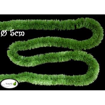 Amazon.de: 3m Grasgirlande Ø 5cm grün // Tannengirlande