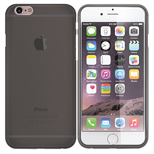 Orzly   - FLEXISLIM SUPER SLIM CASE  0 3mm  for iPHONE 6  Smallest Model   4 6 inch  - Caja DURO Funda en Semi Transparent NEGRO - Dise  ado por Orzly   exclusivamente para APPLE IPHONE 6  PEQUE  O VERSION - 4 7  Modelo  - 2014 Model SmartPhone   Tel  fono M  vil   Mini Phablet   Small iPhablet
