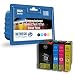 Produktbild WIEDERAUFGEFÜLLT (NICHT ORIGINAL) 27XXL BK & 27XL C/M/Y TINTEN PATRONEN FÜR EPSON ARBEITSKRÄFTE EINZELN & MULTI PACKUNGEN BY ERFRISCHUNG PATRONEN - 4 Kartusche Pack BK/C/M/Y 27XL (T2791 & T2715)