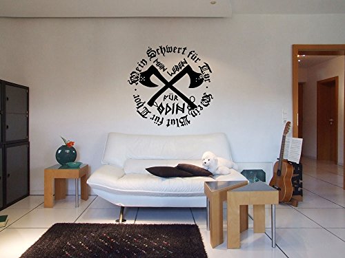 Wandtattoo - Mein Leben für Odin