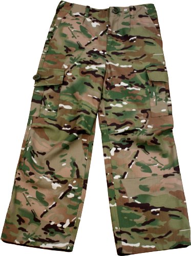 Preisvergleich Produktbild Highlander Boys Camouflage Polycotton Combat Cargo Trousers