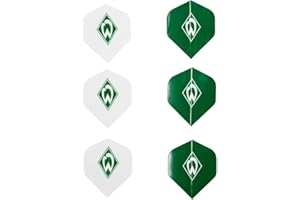 SPORTVEREIN BREMEN SV Werder Bremen Dartpfeil-Flights - 6er Set - Dartflights - Plus Lesezeichen I love Bremen