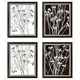 ❤️❤️Tamaño: 25x30cm; Material:PVC;Paquete incluido:4 PC Pegatinas de Pared