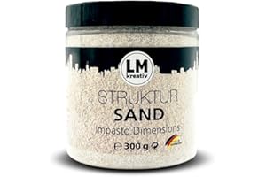 LM-Kreativ Arenas estructurales Impasto Dimensions300g Naturaleza Refina tu pasta estructuralCrea texturas robustas y estables,fáciles de usar e ideales para el diseño creativo con la técnica Impasto